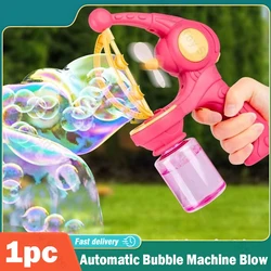 Automatic Bubble Machine for Children Bubble Gun Launcher Bubble Blowing for Kids Outdoor Soap Bubble Maker Party Wedding Toys