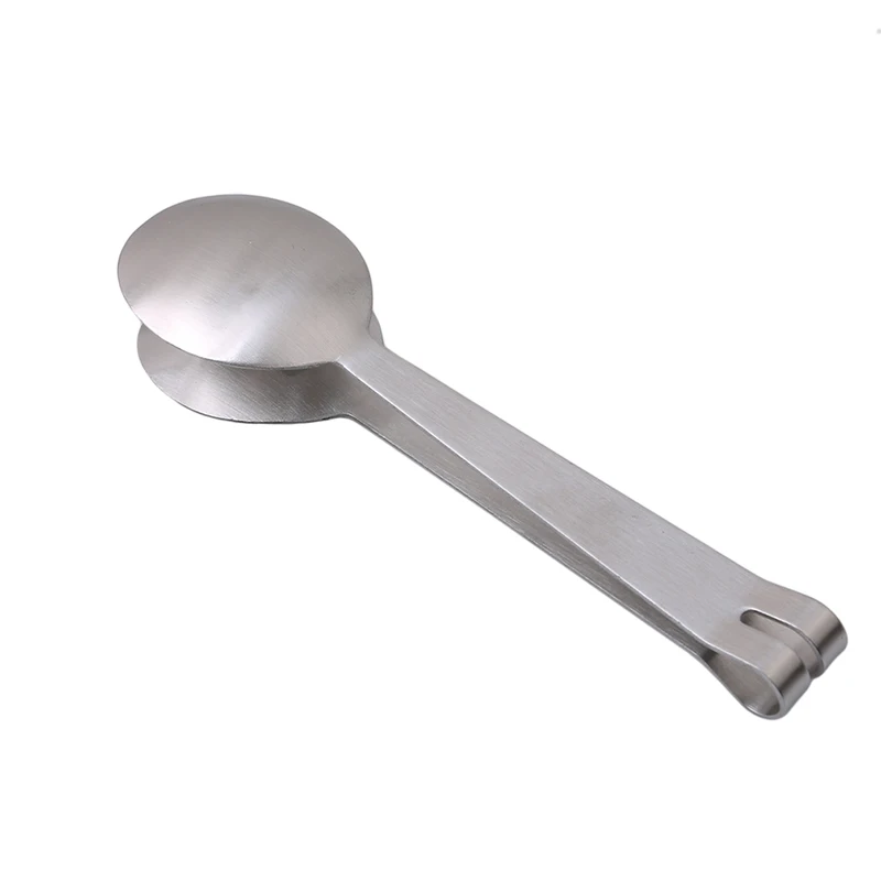 Reusable Stainless Steel Tea Bag Tongs Teabag Squeezer Strainer Holder Grip Metal Spoon Mini Sugar Clip Tea Leaf Strainer 