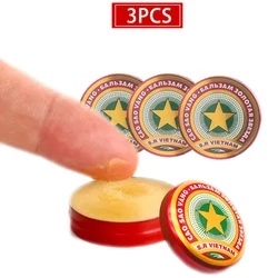 3PCS Gold Tower Star White Cooling Cream Refreshing Relief Pain Oill Effective Treat Headaches Dizziness Menthol Ointment