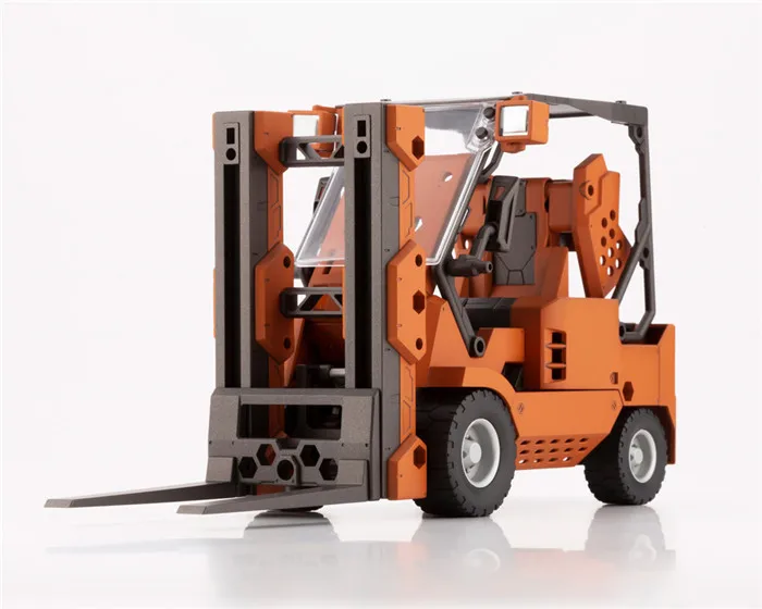 

Bandai Shuya HG089 090 Hexagonal Machine Tooth Battlefield Forklift Orange/blue Assembly Model Gift Desktop Model Ornament