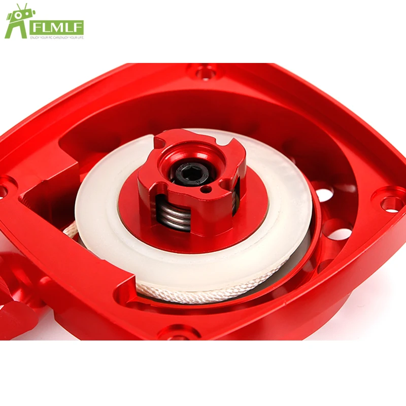 Alloy CNC Easy Started Pull Starter & Dial Kit for 1/5 HPI ROFUN BAHA ROVAN KM BAJA Losi 5ive T FG GoPed RedCat Rc Car Toy Parts