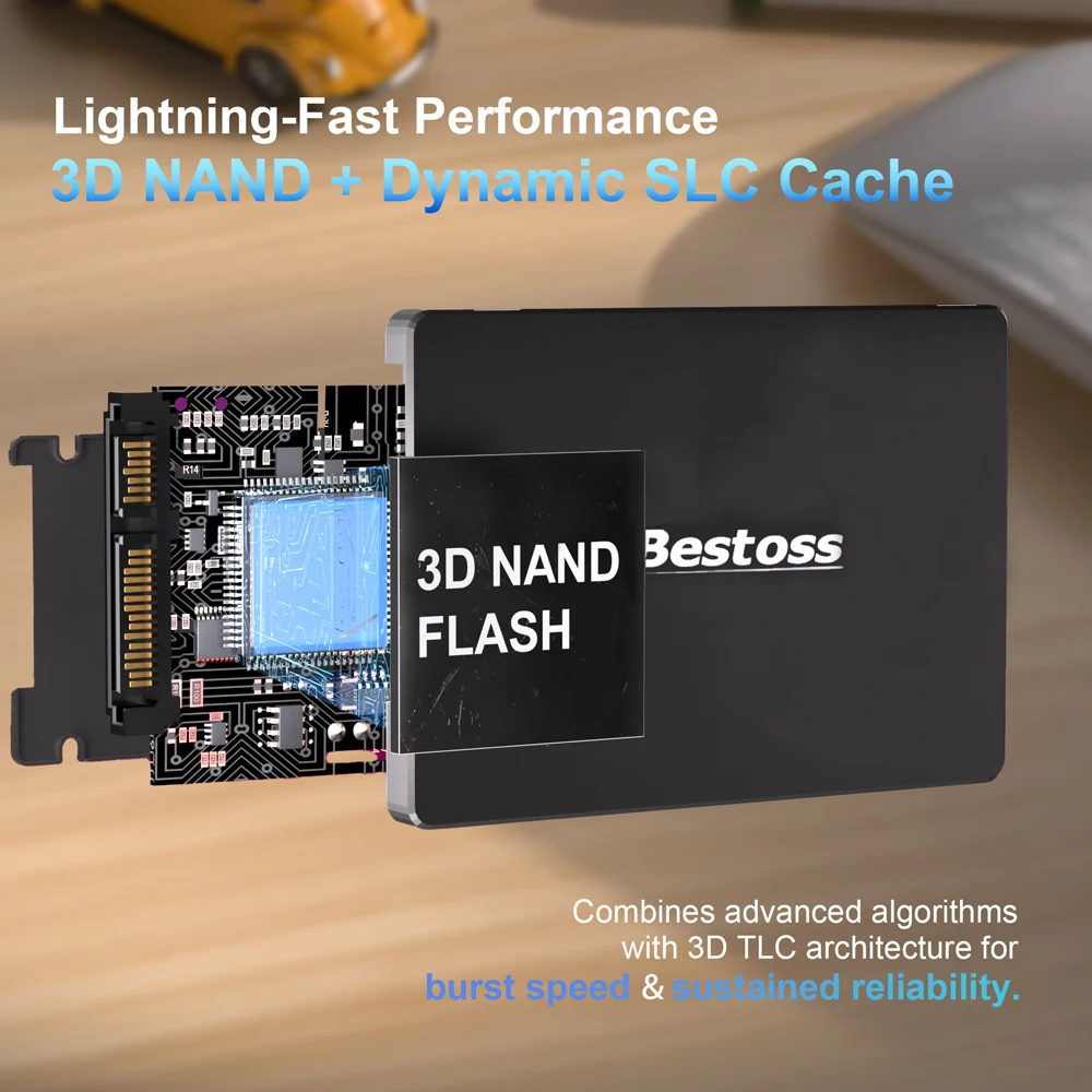 SSD Hdd 2.5 SATA3 ฮาร์ดดิสก์ SSD 120gb 240gb 1TB 512GB 128GB 256G 2TB 4TB ภายใน Solid State Hard Drive สําหรับแล็ปท็อป PC Bestoss