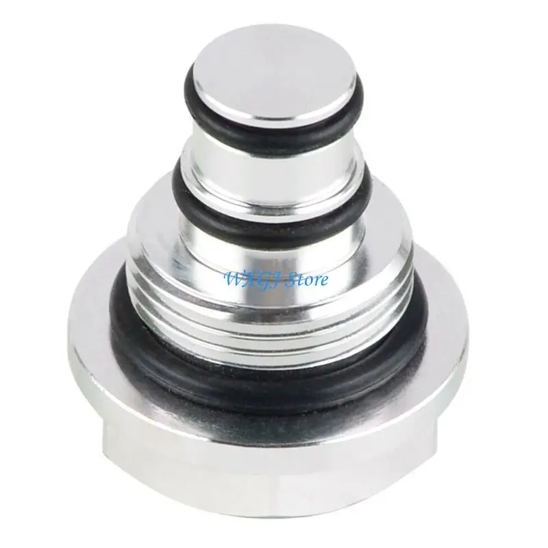 

37JE Automotive Engine Solenoid Plug Billet Solenoid Replacement Accessories Aluminum Common HE351CW Durable