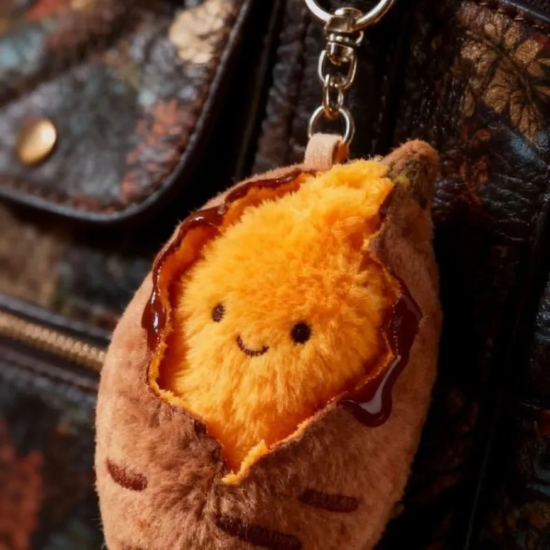 Neue süße gebackene süße Kartoffel Plüsch Puppe Schlüsselanhänger hängen Mädchen Herz Dekoration Winter Kinder Geschenke.