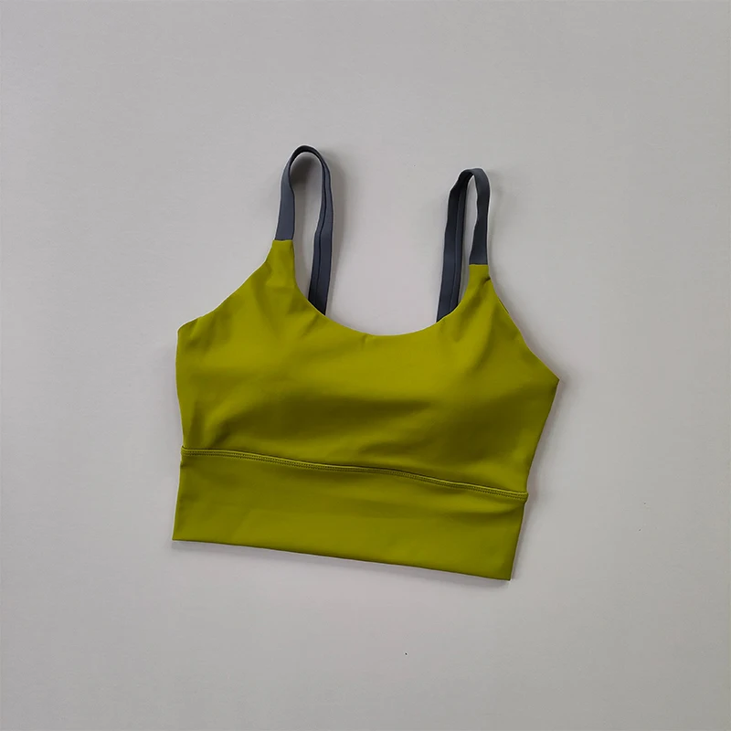 Einteiliger BH, hochfester stoßfester Lauf-BH, Träger-BH, rückenfreier Fitness-Yoga-BH – Detail 2