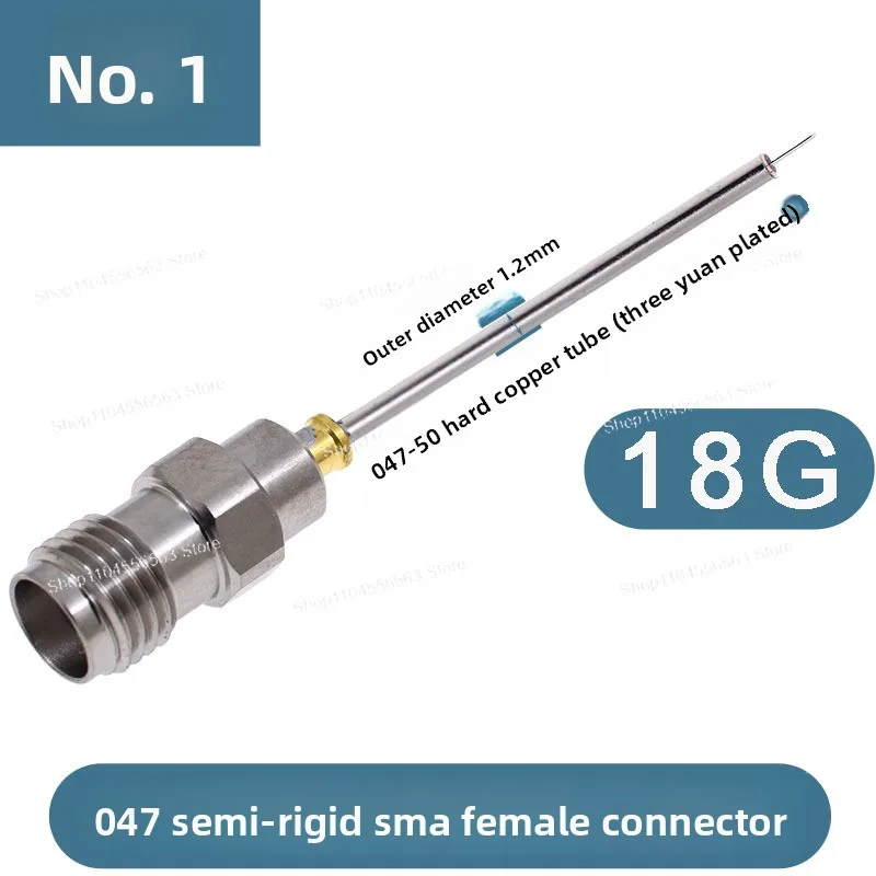 SMA Male & Female Headboard End Connection Test RF Line 047 Semi-Rigid Copper Tube 6G/18G Low Standing Wave