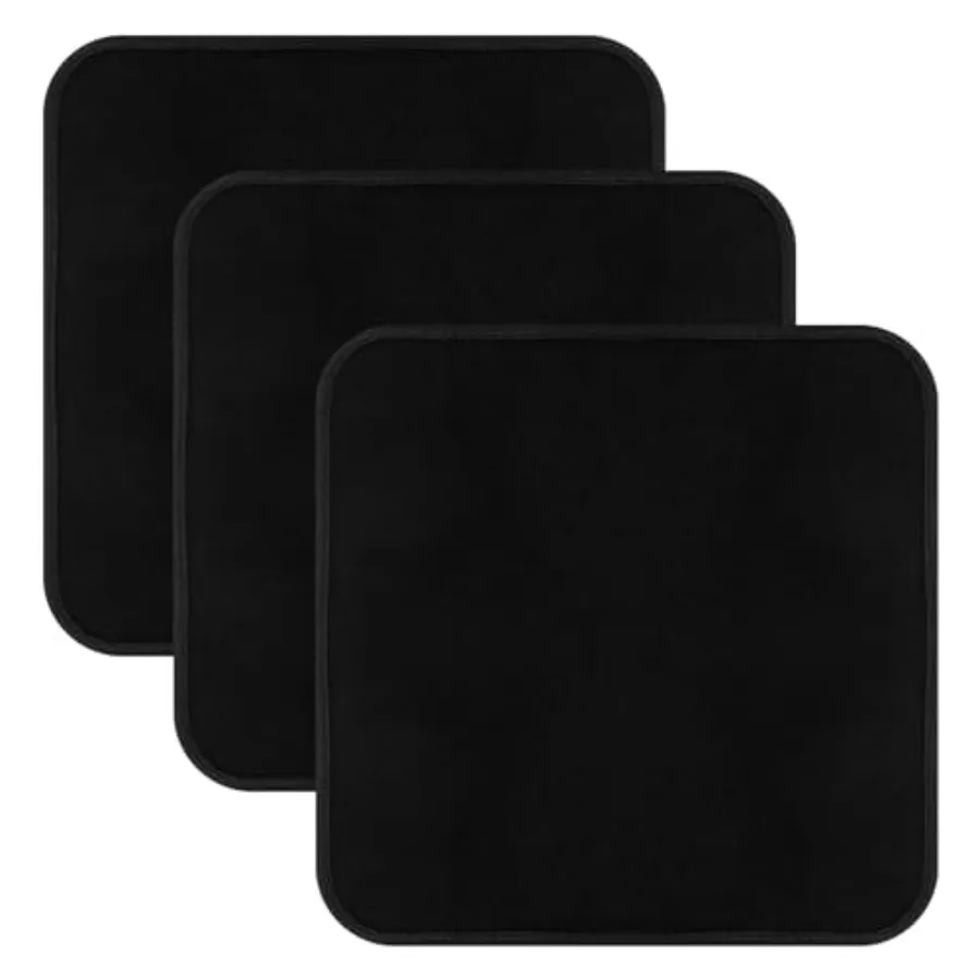 

3 Pcs Activated Carbon Chair Pads 16 x 16 Inch Flatulence Reusable Odor Absorbing Chair Pads Incontinence Fart Odor for Car Hom