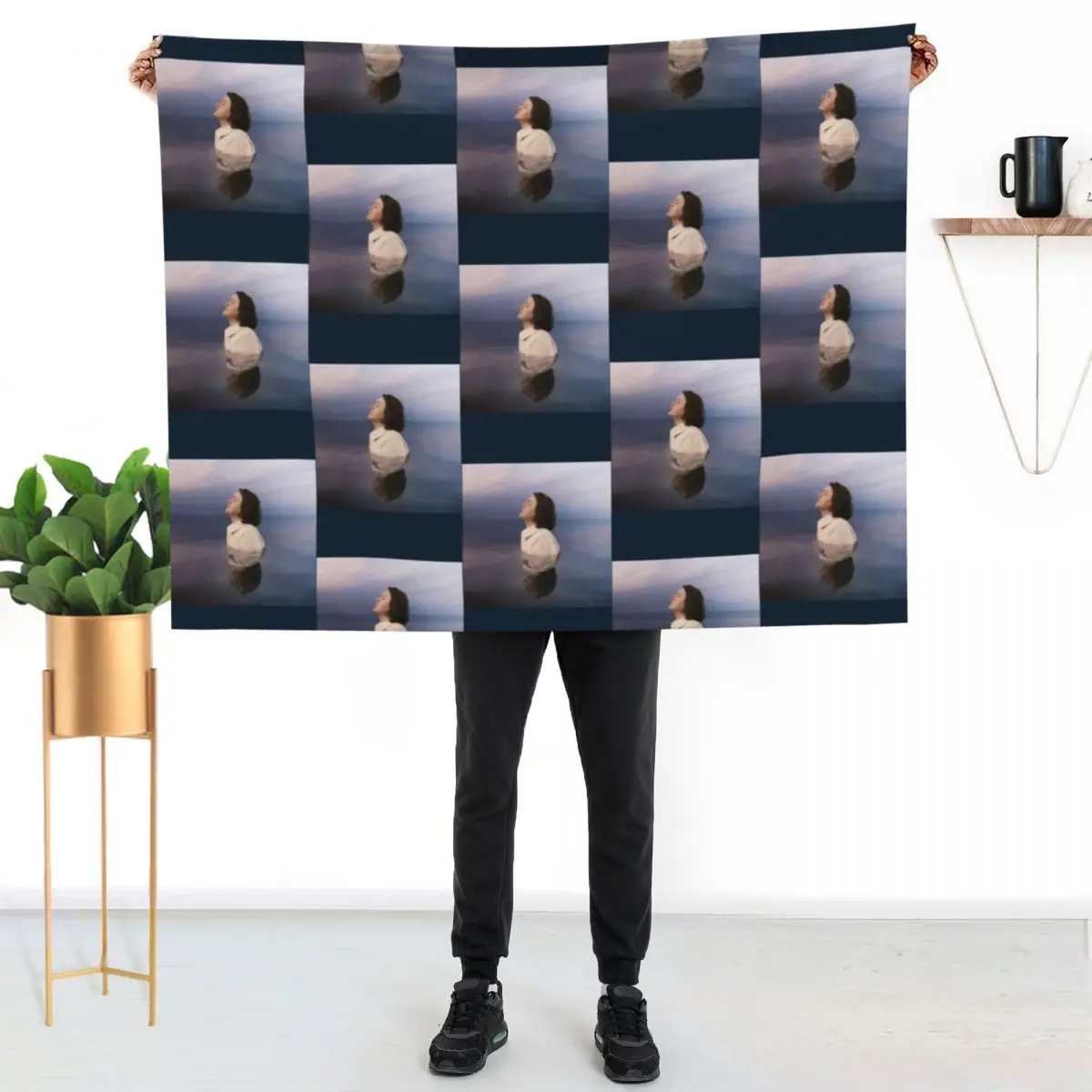 

Lewis Capaldi Broken Desire To Be Heavenly Sent Album Cover Artwork(6) Throw Blanket