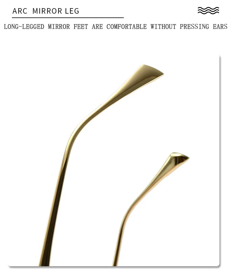 2023 randlose Sonnenbrille Frauen Trendy Vintage Quadratische Mode Gläser Sonnencreme Lentes De Sol Mujer Lunette Soleil Femme Zonnebril – Detail 19