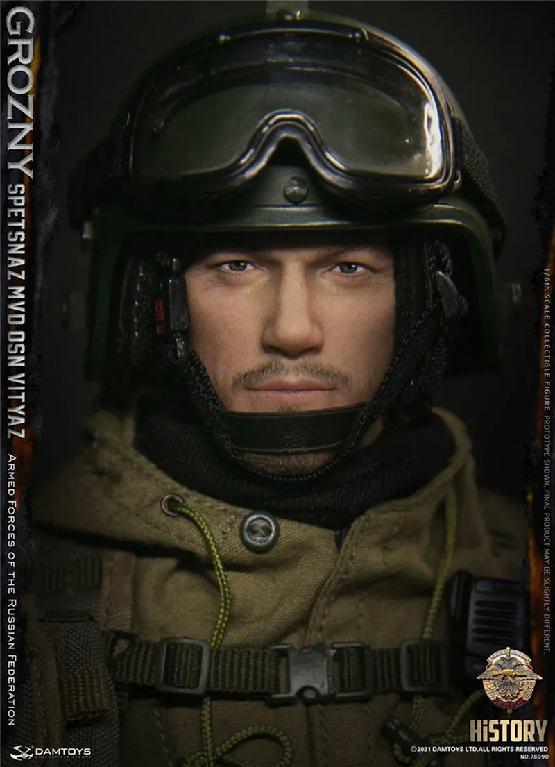 Damtoys 78090 1/6 Scale Male Soldier Russian Interior Warrior Special Forces Grozny 12