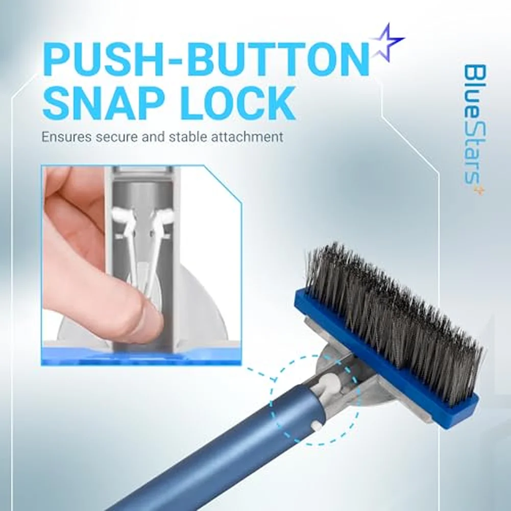 For Pool Maintenance Pool Wire Brush Swimming Pool Cleaner Tight Space Cleaning Easy Maneuverability 5 Inch Size