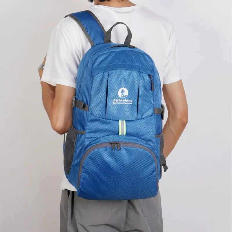 

Складной рюкзак, портативная дорожная складная сумка для мужчин и женщин, водонепроницаемая, легкая, для отдыха на открытом воздухе, походов, спорта