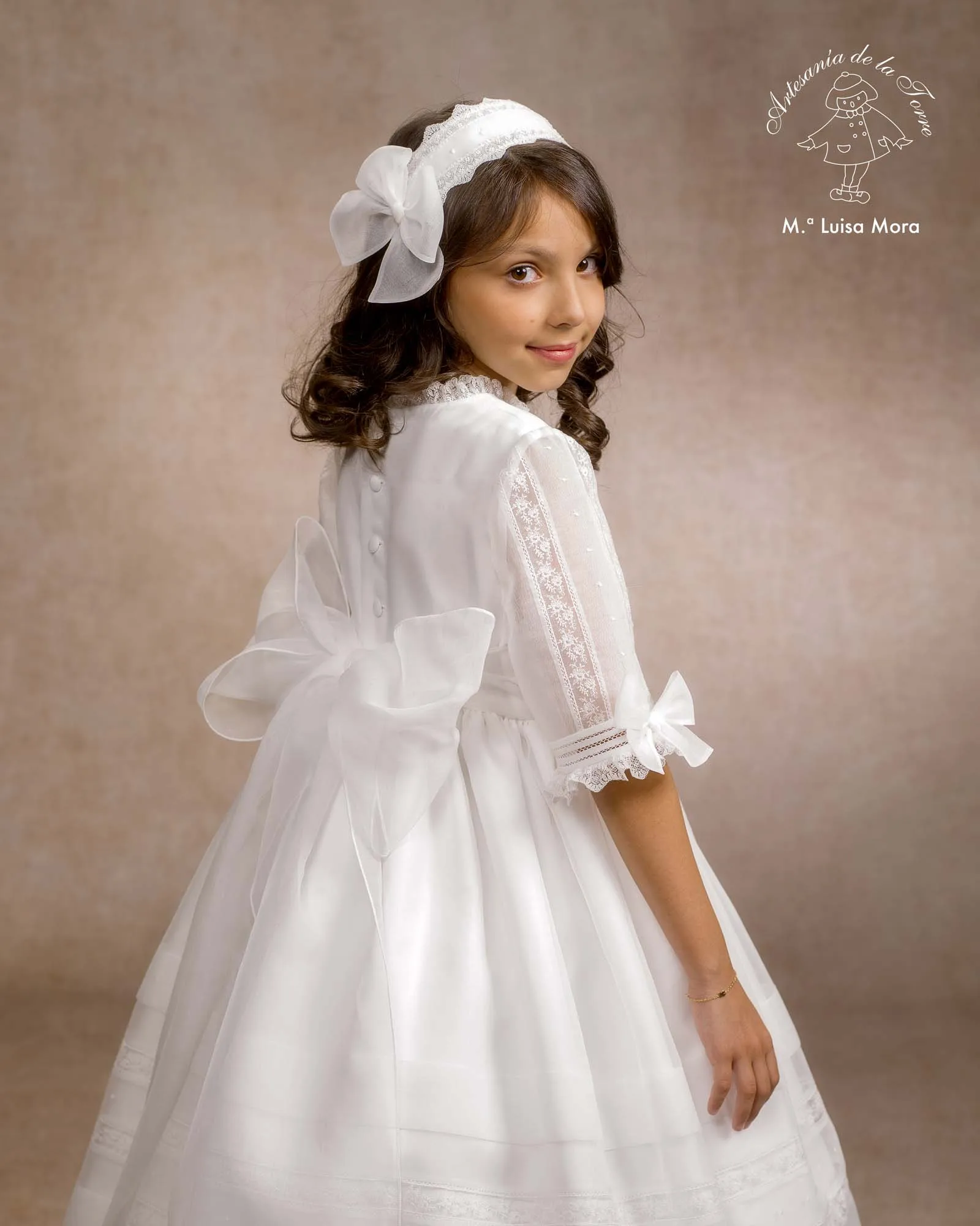 Babyonline-vestido de renda princesa vintage com cinto floral, vestido de dama de honra para criança, vestido branco