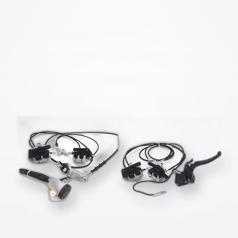 60V/72V 800-1800W Tricycle Modification Kit,Suspension Disc Brake Rear Axle Assembly,6-Tooth Sprocket,Foot&Hand Brake,70-110cm