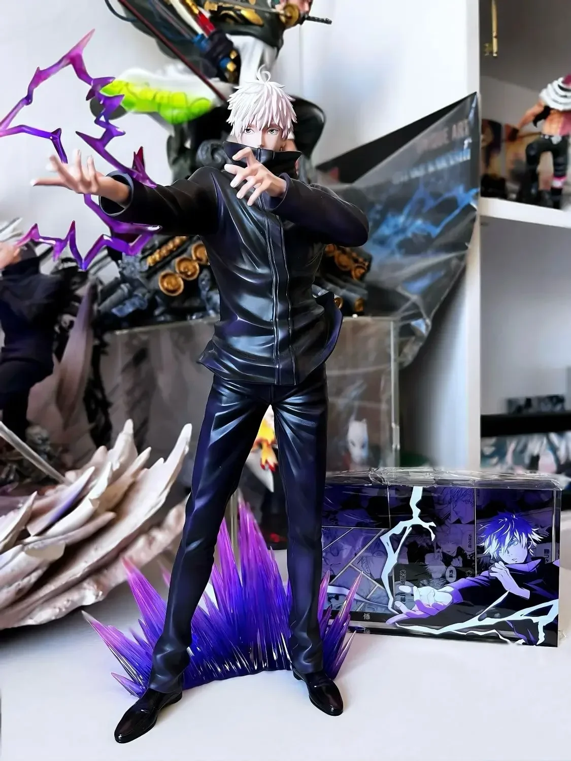 31 cm/12,2 zoll Jujutsu Kaisen anime charakter Gojo Satoru PVC Action Figure Figur Modell Dekoration Sammlung Spielzeug Geschenk