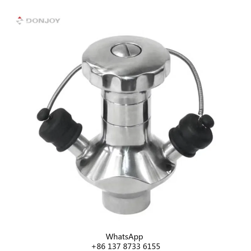 DONJOY Pneumatic Automatic Return Type Sanitary Stainless Steel CE 3A Certified Aseptic Water Sampling Valve VQY Model General