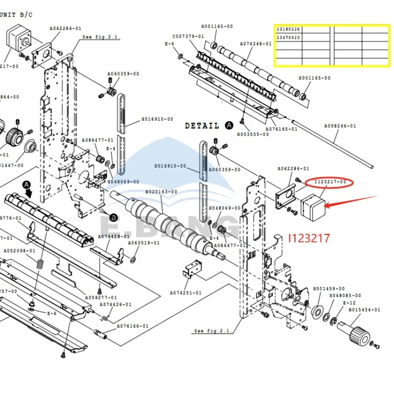 I123217 QSS34/QSS37 Paper Feeding Unit Vertical Motor for Noritsu Color Expander Minilab Replacement Spare Part