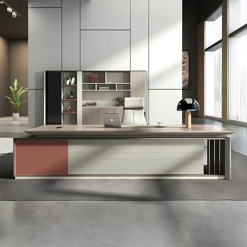 

Шкафы для документов Роскошный простой современный светильник Супервизор Президентский босс Стол Компьютерный стол Игровой стол Столы для хранения