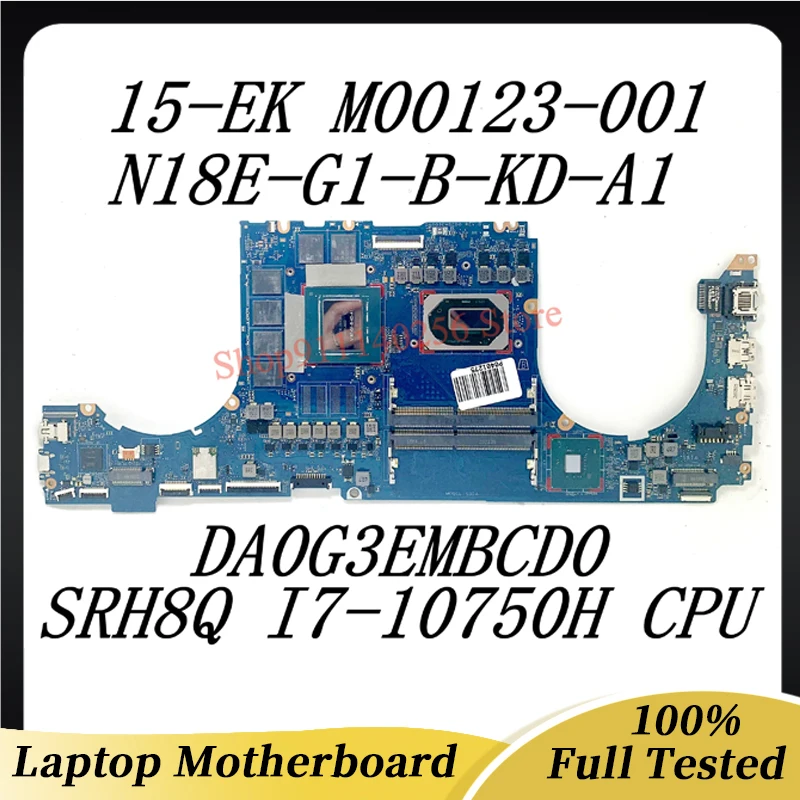 

DA0G3EMBCD0 G3EA For HP OMEN 6 por 15-ek Laptop Motherboard With SRH8Q I7-10750H CPU RTX2060 6GB GPU 100%Tested good