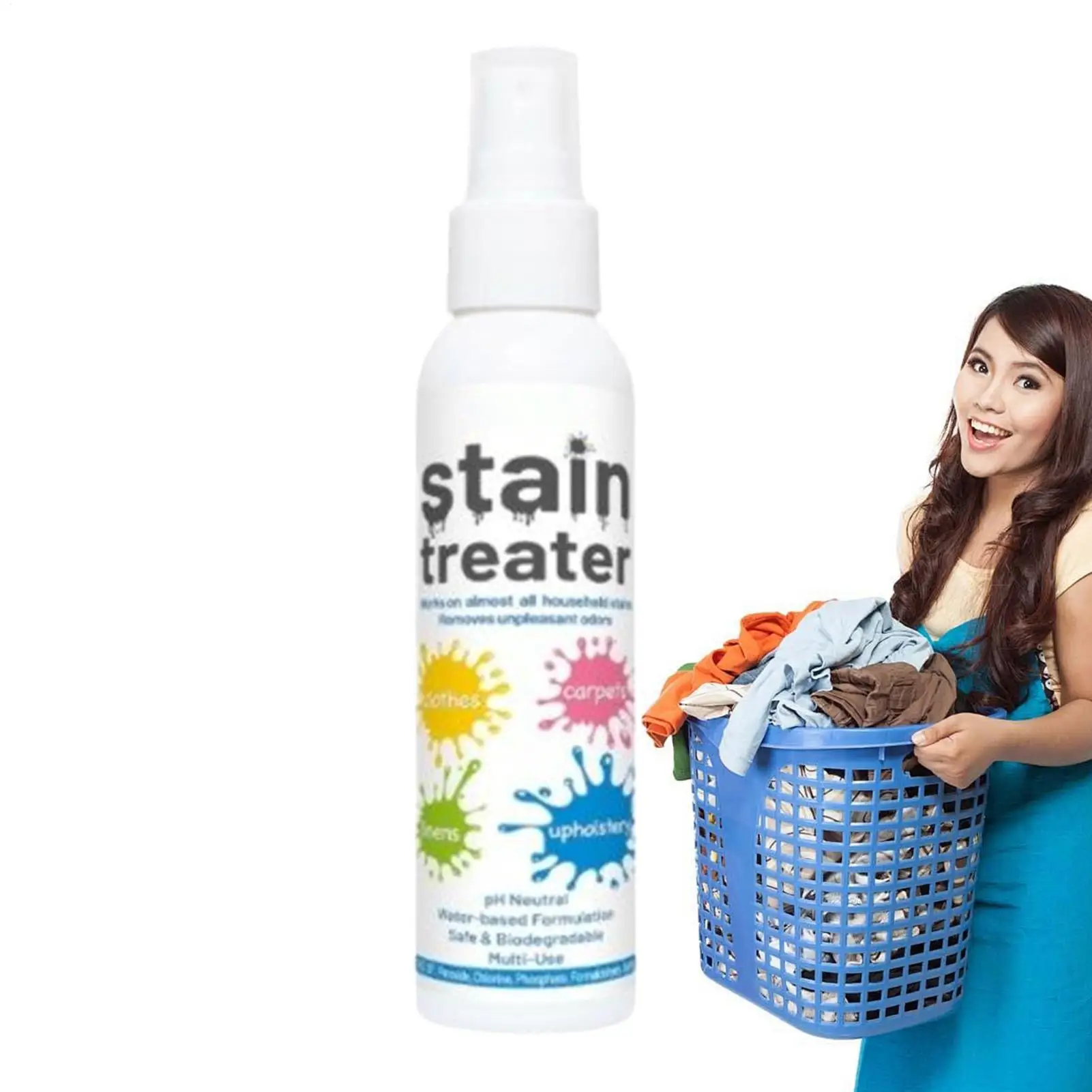 Spray dissolvant de taches pour le nettoyage des vêtements, 120ml, nettoyant pour la saleté tenace, couleur sûre pour les fibres synthétiques