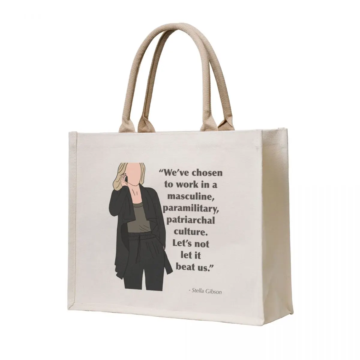 

Stella Gibson Tote Bag tote bag screen Cloth bag Reusable bags