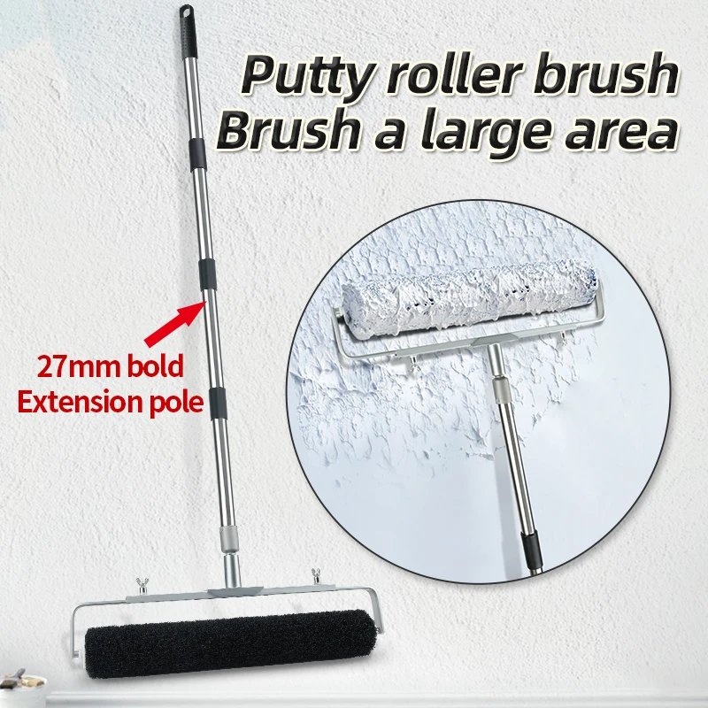 18inch Paint Roller Brush Kit 46cm Aluminium-alloy Double Frame Painting Tools for Wall Decoration Rolls Set