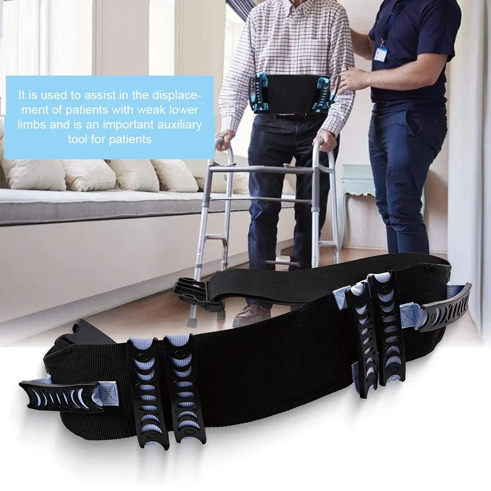 Gait Belt Release Buckle Anti Slip Comfortable Patient Transfer Belt for Handicap Seniors Lifting Disabled People Elderly