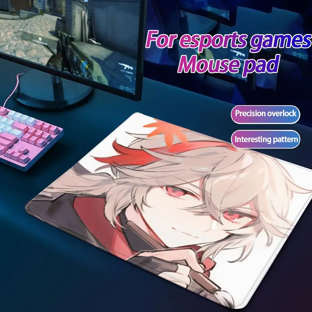 

Genshin Impact Mouse Pad Small Mouse Pad Desk Pad Desktop Computer Keyboard Wireless Mouse Boy Girl Gift for Play games Coasters