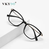 VICKY, nuevo estilo de ojo de gato, diseño geométrico Simple, gafas antiluz azul para mujer, prescripción personalizable LS234