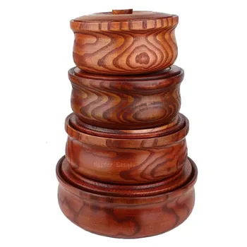 Solid Wood Serving Bowl 1