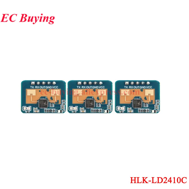 1-20 stks HLK-LD2410C LD2410C 24G mmWave FMCW Millimeter 5 M Wave Menselijke aanwezigheid Status Radarsensor Bewegingsdetectie