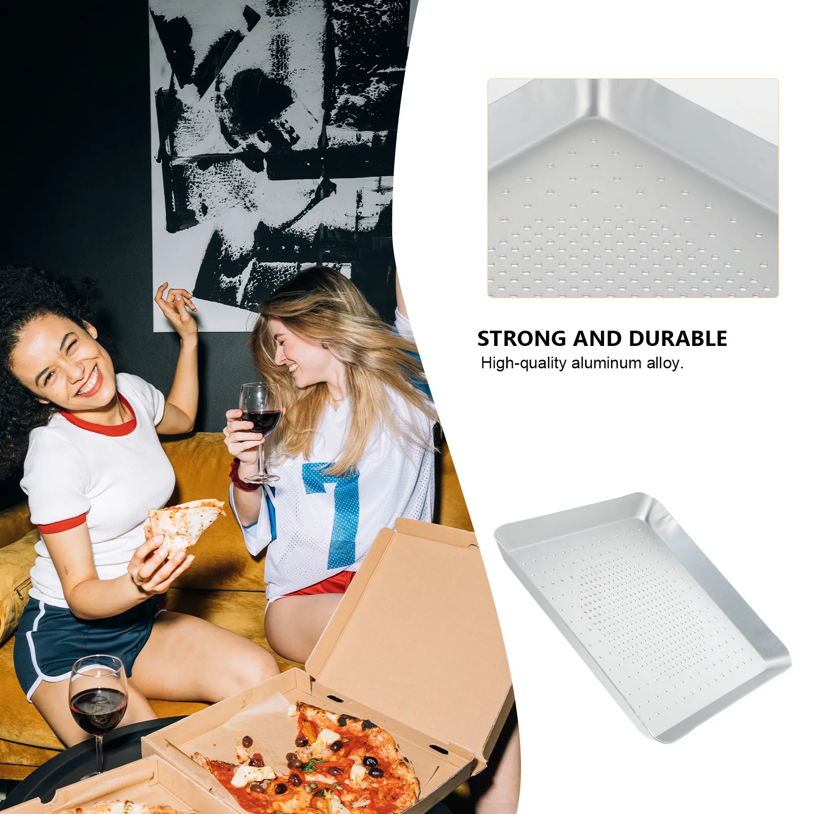 1 stuks vierkante pizzabakplaa - Pizza Stone Baking recensie en prijs