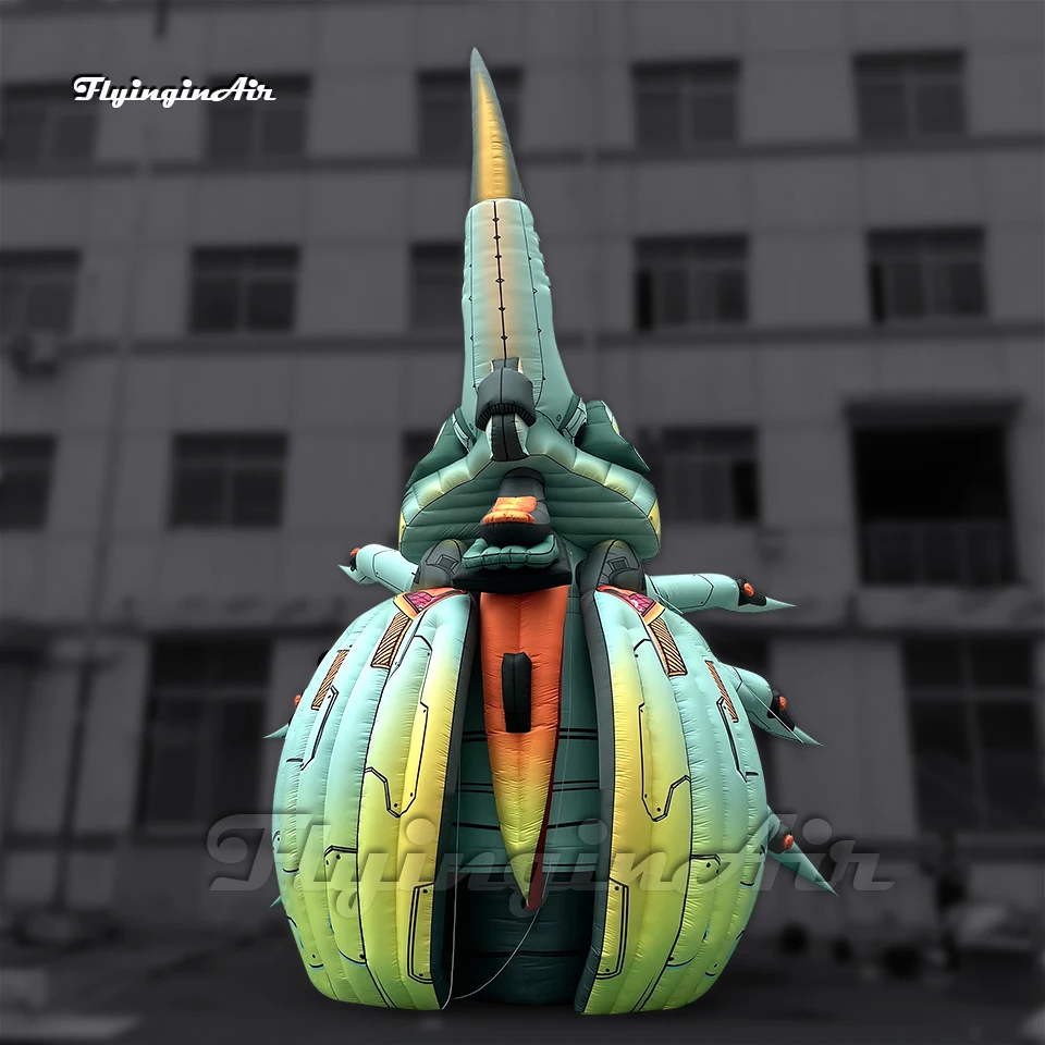 Large Inflatable Mechanical Beetle Animal Insect Model Air Blow Up Giant Beetle For Carnival Stage Decoration