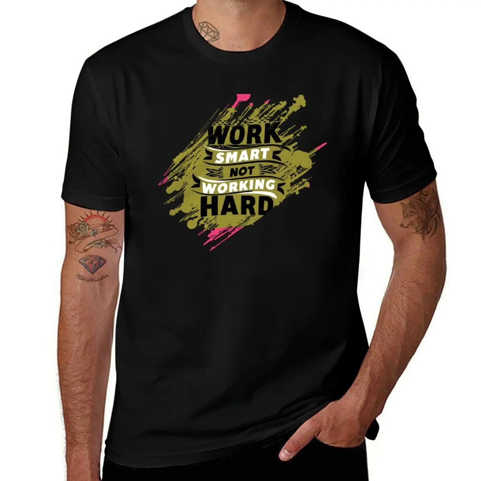 

Work Smart Not Hard : Modern adventurer T-Shirt essential t shirt man t shirts for men T-Shirt
