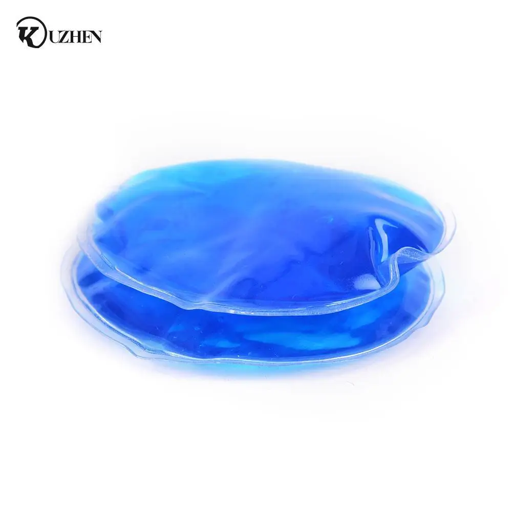 1Pcs  Round Reusable Ice Cold Hot Gel Pack Therapy Microwaveable Heat Pain Relief