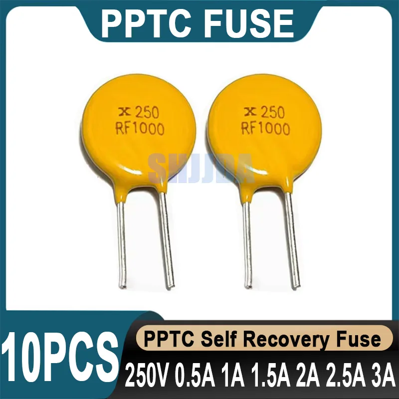 10 pz PPTC fusibile ripristinabile 250V 0.11A 0.12A 0.18A 0.2A 0.3A 0.4A 0.5A 0.6A 0.8A 1A 1.2A 1.5A 2A 3A Plug In fusibile autosigillabile
