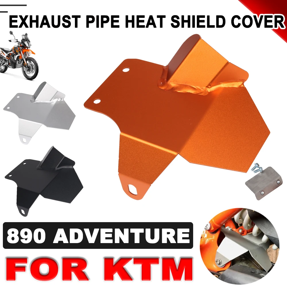 

2022 For KTM 890 ADVENTURE R 890ADVENTURE R ADV Motorcycle Accessories Exhaust Pipe Guard Protection Heat Shield Cover Protector