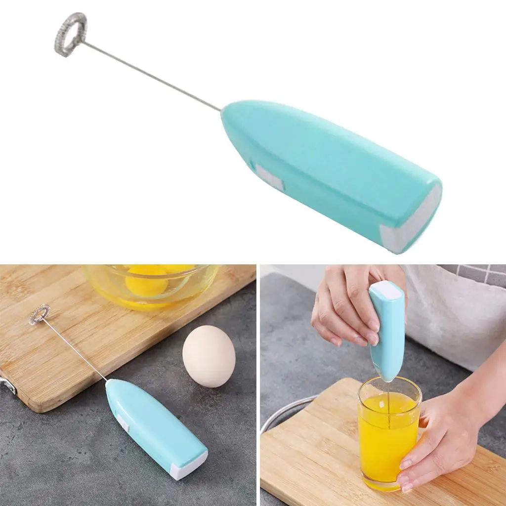 مضرب بيض كهربائي محمول من الفولاذ المقاوم للصدأ ، خلاط حليب ، مطبخ ، 2-6 عبوات