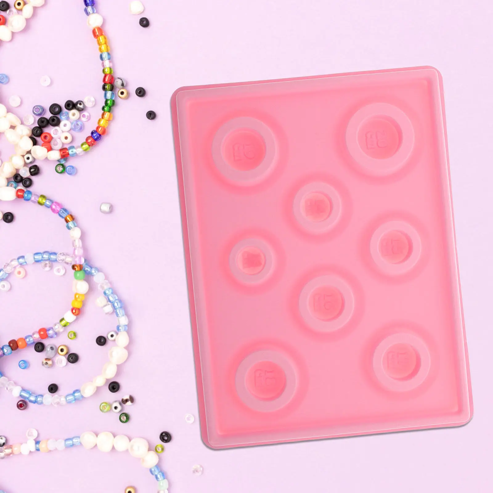 

Bead Design Board Plastic Jewelry Making Tray Necklace Bracelet Beading Panel Long-Lasting Tray Bracelet Making Tool for DIY