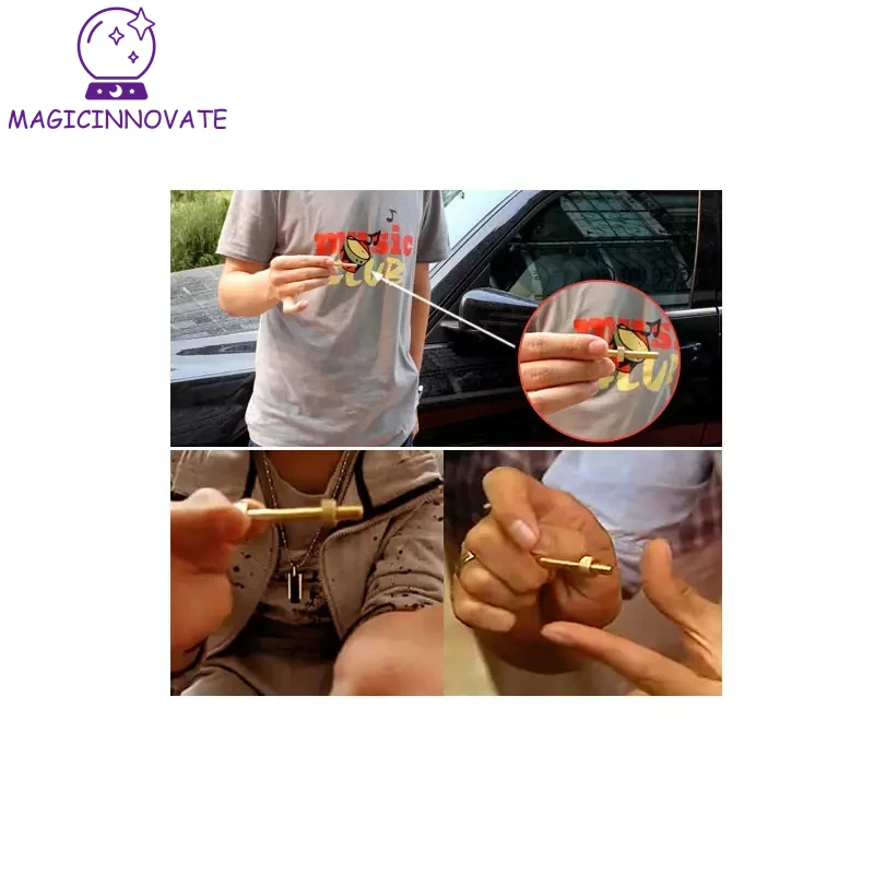 Idea Screw Automatic Rotation Screw Psychic Magic Trick Rotation Creative Screw Magnetic Control Screw Magician Child Prank Toy