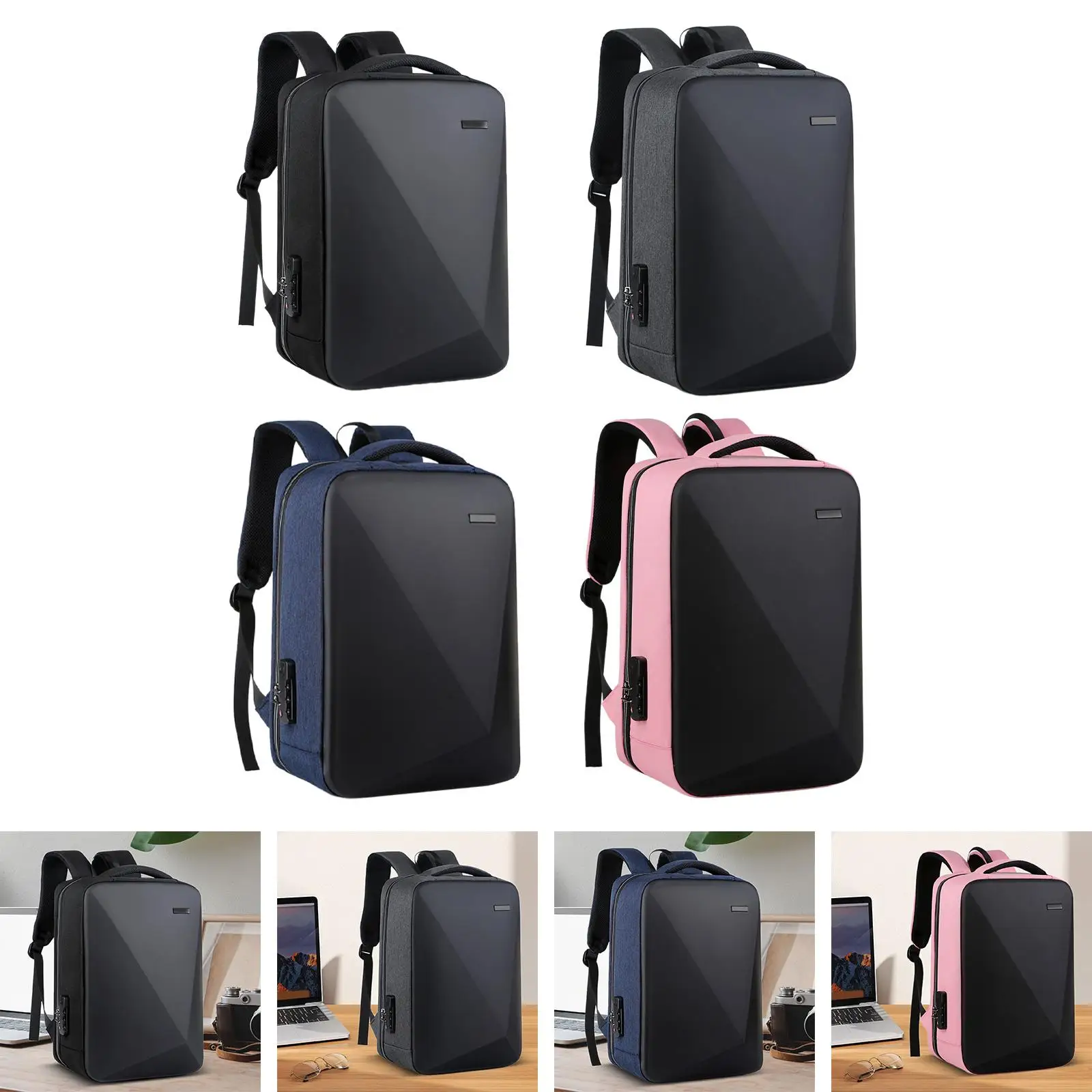 Laptop Backpack Business Computer Bag with USB Charging Port Gaming Daypack Gaming Laptop Bag for Daily Commuting Business