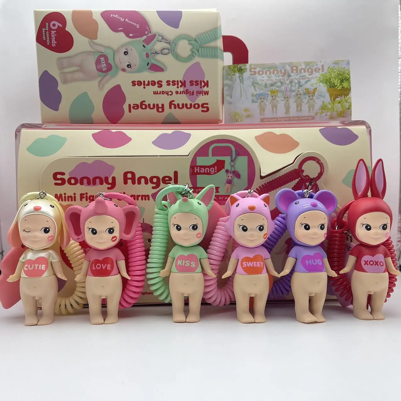 

Sonny Angel Kiss Kiss Series Blind Box High Quality Version Cute Figure Model Cartoon Bag Keychain Pendant Doll Collect Gift