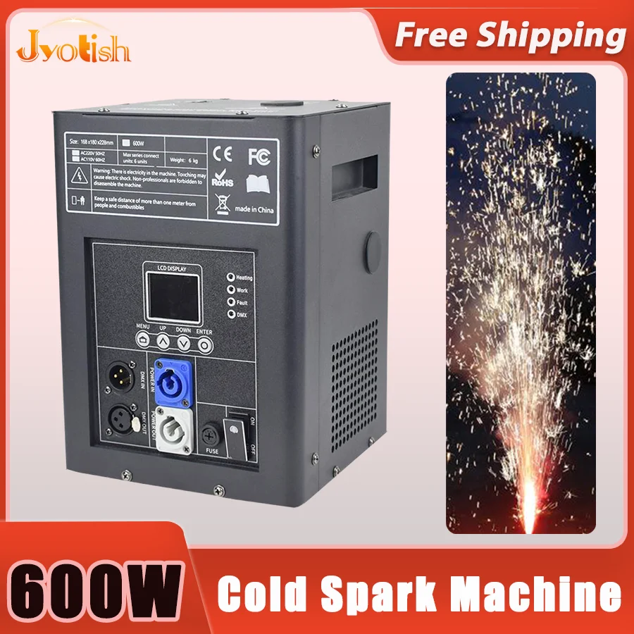 

600W Cold Spark Machine for Stunning Visual Effect Perfect for Wedding Party Events Spark Fountains for Indoor & Outdoor Use