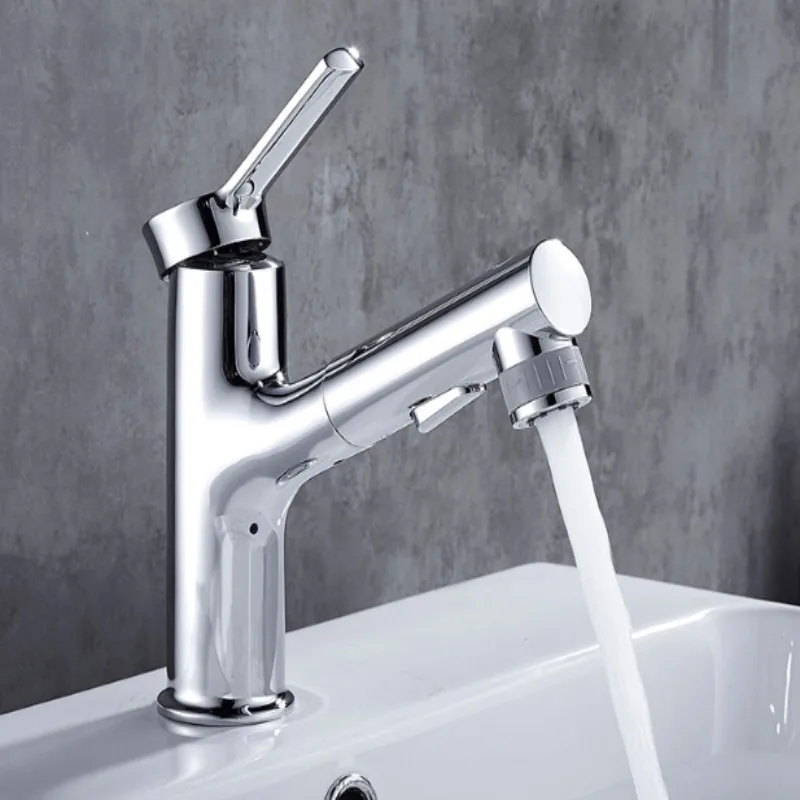 

Home decoration, bathroom hot and cold faucets, pull-out faucet, toilet sink, single hole faucet