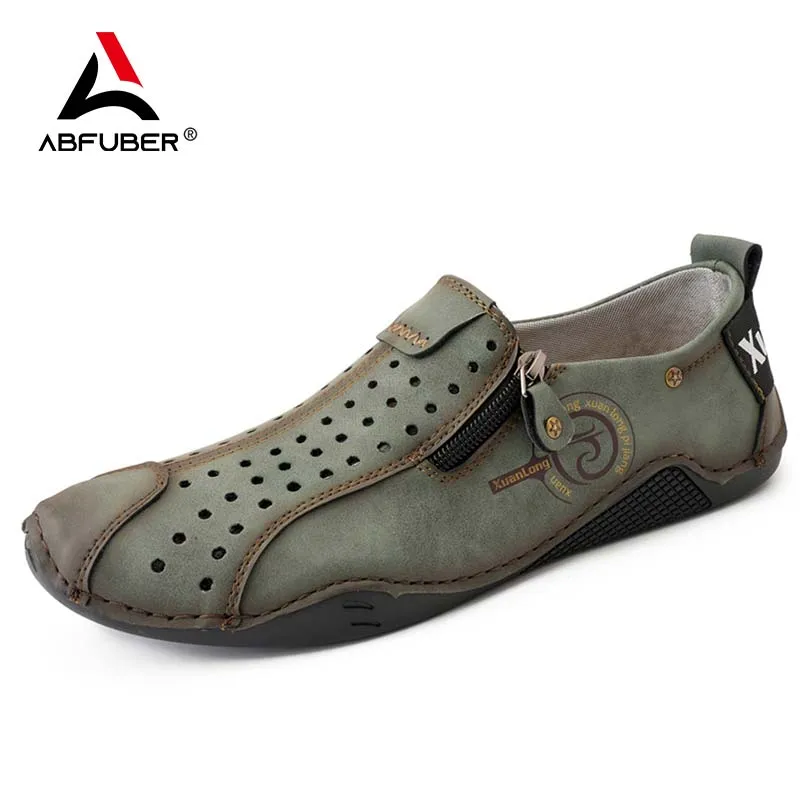 

2024 New Soft leather Shoes Men Loafers Casual Leather Men Shoes Summer Breathable Zapatos Hombre Men Flats Driving Shoes