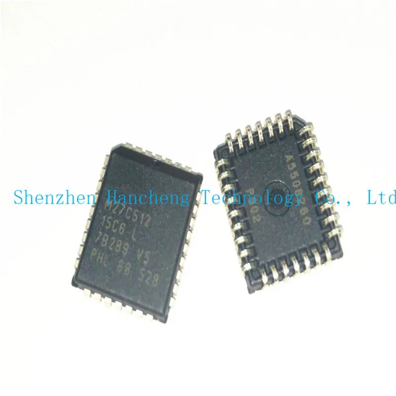 (10PCS-50PCS) M27C512-15C6 PLCC32 NEW CHIP IC