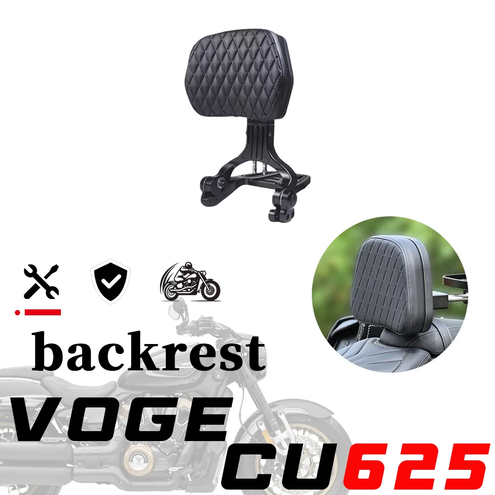 

For VOGE CU625 Motorcycle modification: folding backrest, telescopic backrest, aluminum alloy rear rack accessories Voge cu625