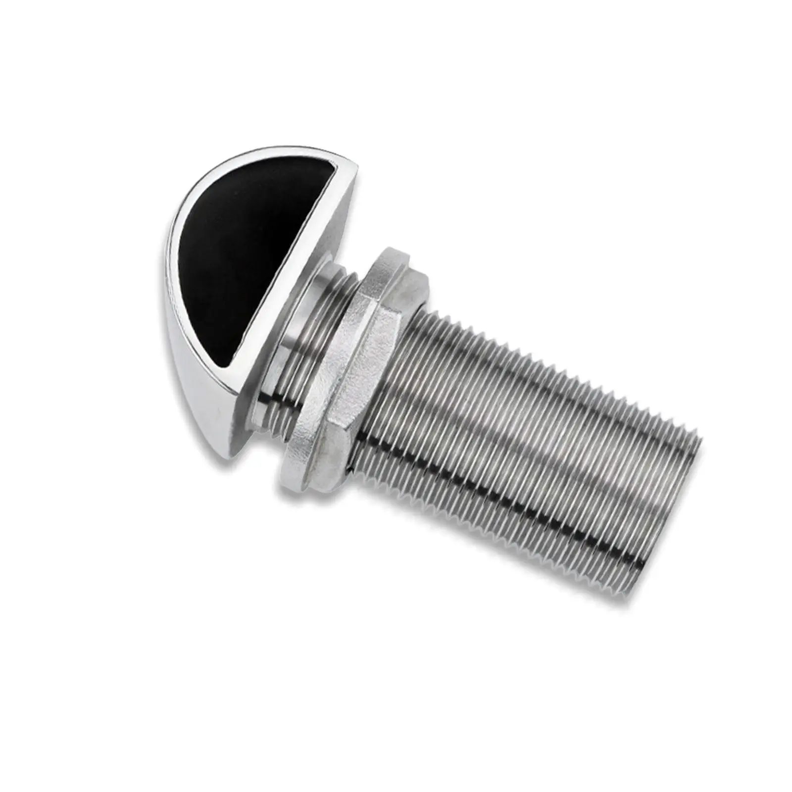 Marine Boat Thru Hull Tube Socket Stainless Steel Vent Connector for Yacht Drainage and Air Circulation