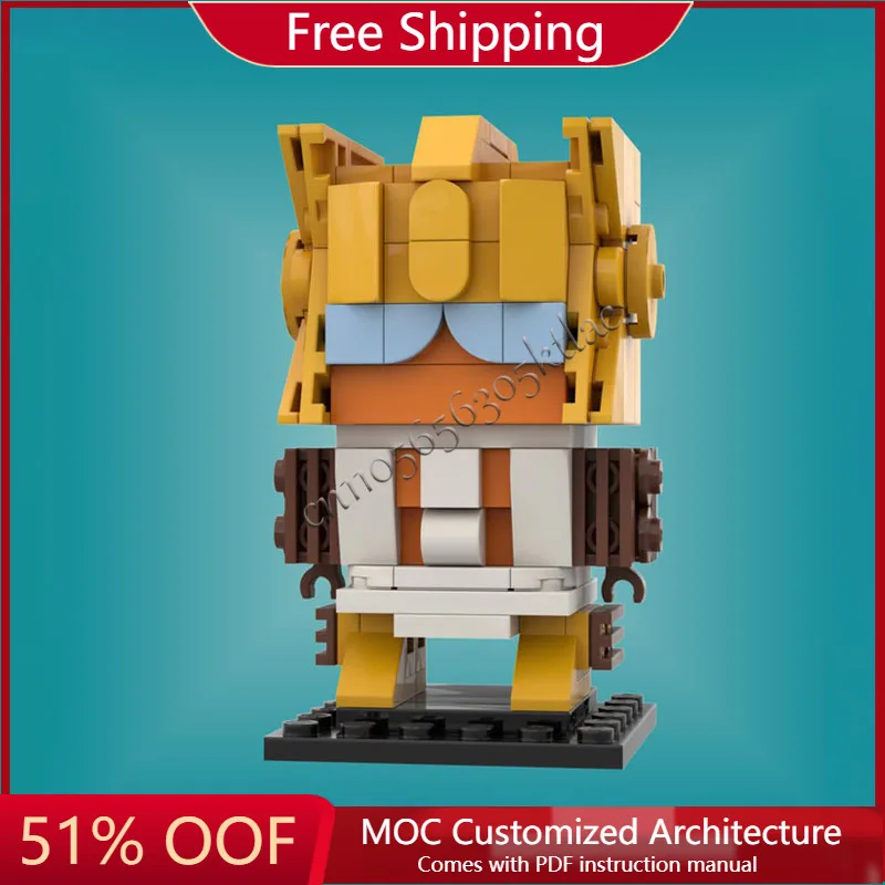 

147 шт. знаменитые изысканные мини-золотые бронированные Brickheadz модульные индивидуальные строительные блоки модель детская сборка дисплей игрушка в подарок