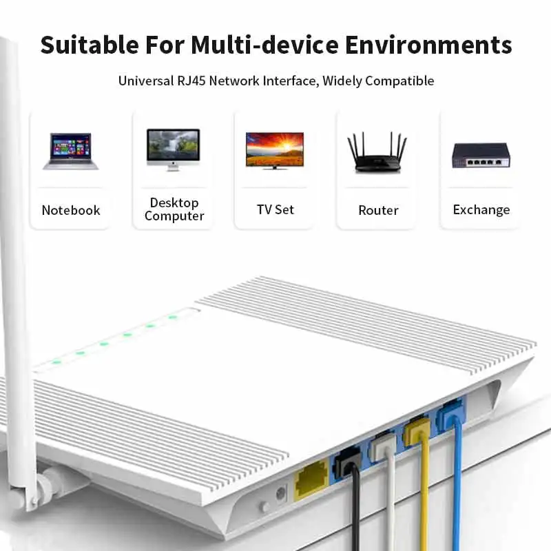 النحاس CAT6A RJ45 رقيقة كابل إيثرنت كريستال رئيس جيجابت شبكة سلك النطاق العريض راوتر الكمبيوتر خزانة المنزل صندوق البلوز خط